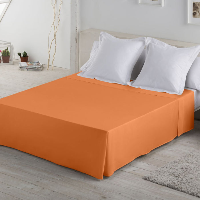 Sábana Encimera Alexandra House Living Naranja 240 x 275 cm