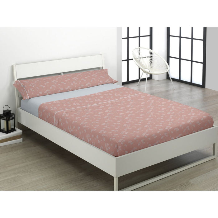 Juego de Sábanas Alexandra House Living Estelia Malva Cama de 105 3 Piezas