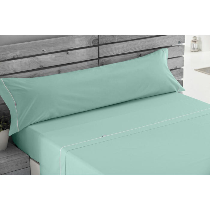 Juego de Sábanas Alexandra House Living Verde suave Cama de 180 4 Piezas