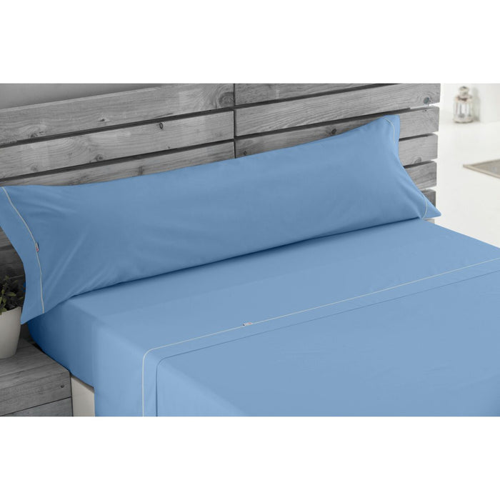 Juego de Sábanas Alexandra House Living Azul Claro Cama de 135/140