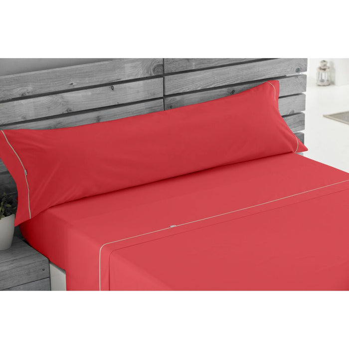 Juego de Sábanas Alexandra House Living Rojo Cama de 135/140