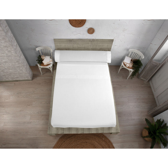 Juego de Sábanas Alexandra House Living Blanco Cama de 105