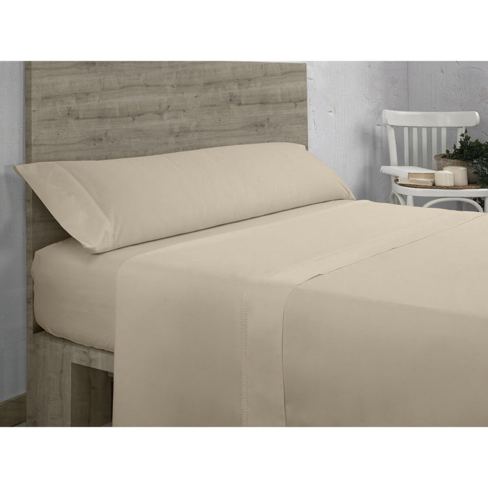 Juego de Sábanas Alexandra House Living Taupé Cama de 135/140