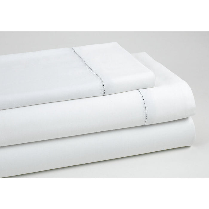 Juego de Sábanas Alexandra House Living QUTUN Blanco Cama de 105 3 Piezas