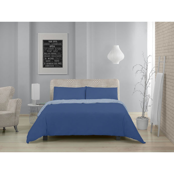 Funda Nórdica Alexandra House Living Azul 240 x 220 cm