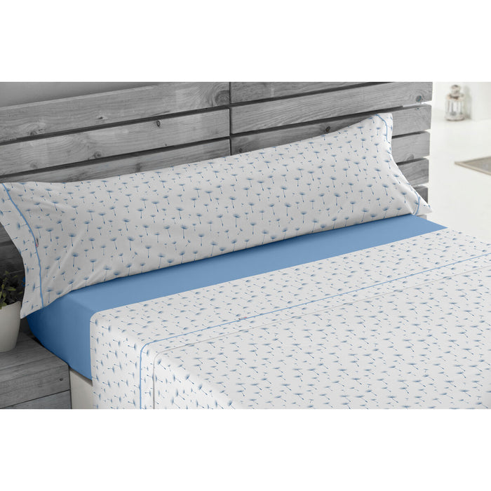 Juego de Sábanas Alexandra House Living Estelia Azul Cama de 135/140 3 Piezas