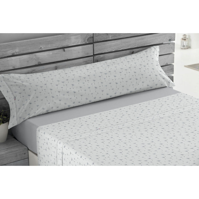 Juego de Sábanas Alexandra House Living Estelia Gris Cama de 105 3 Piezas