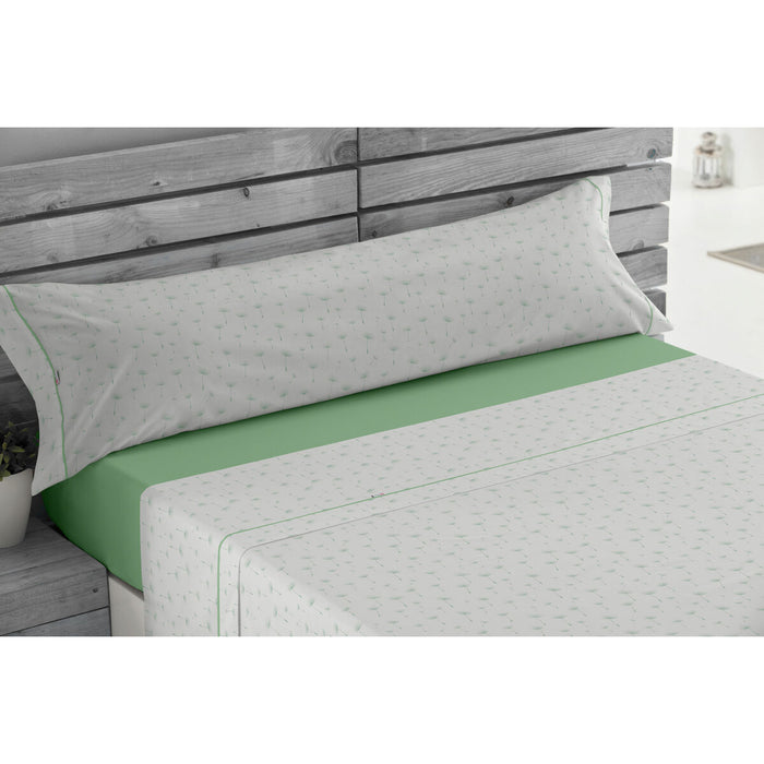 Juego de Sábanas Alexandra House Living Estelia Verde Cama de 90 3 Piezas