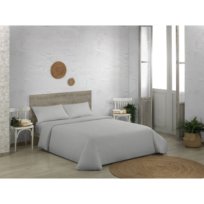 Funda Nórdica Alexandra House Living QUTUN Gris Perla 240 x 220 cm