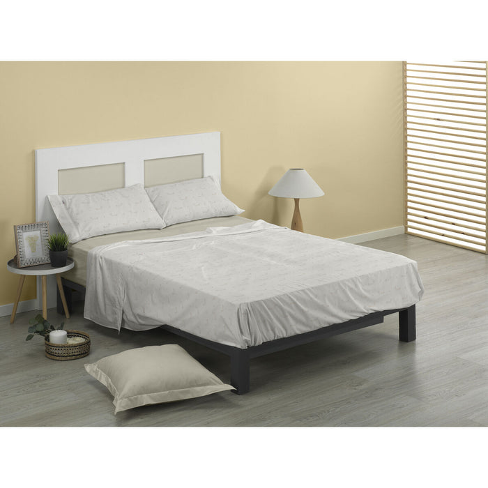 Juego de Sábanas Alexandra House Living Cuca Beige Cama de 90 3 Piezas