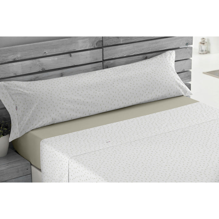 Juego de Sábanas Alexandra House Living Iber Beige Cama de 90 3 Piezas