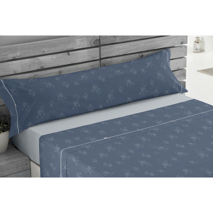 Juego de Sábanas Alexandra House Living Vairy Azul Cama de 105 3 Piezas