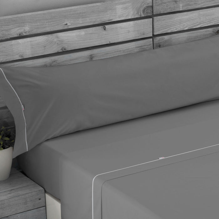 Juego de Sábanas Alexandra House Living Gris oscuro Cama de 105 3 Piezas