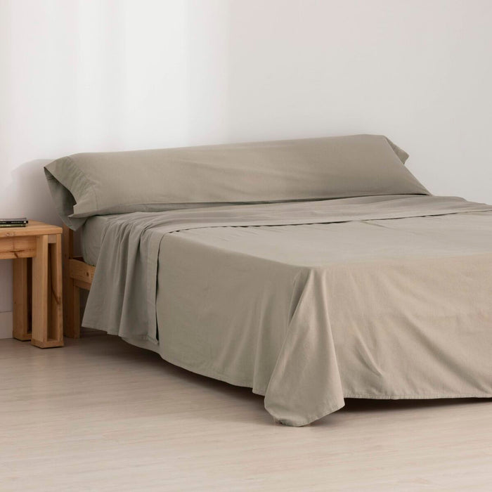 Juego de Sábanas SG Hogar Taupé Cama de 105 175 x 270 cm