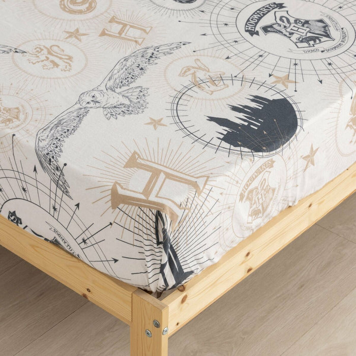 Juego de Sábanas Harry Potter Beige Cama de 105 175 x 270 cm