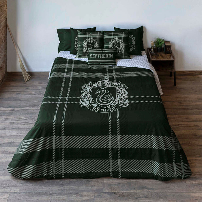 Funda Nórdica Harry Potter Slytherin 220 x 220 cm Cama de 135/140