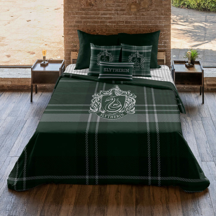 Funda Nórdica Harry Potter Slytherin 220 x 220 cm Cama de 135/140