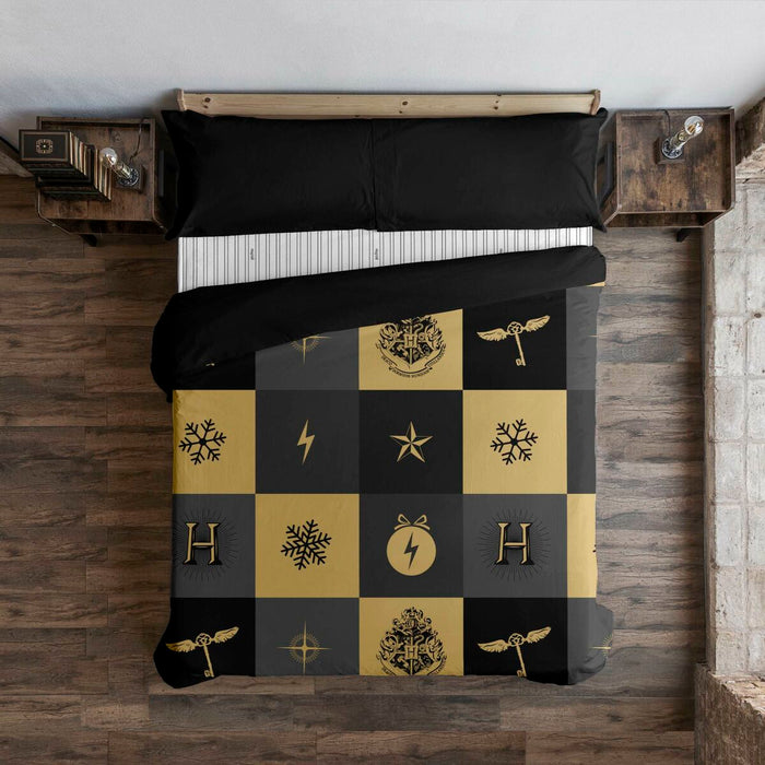 Funda Nórdica Harry Potter Hogwarts 220 x 220 cm Cama de 135/140