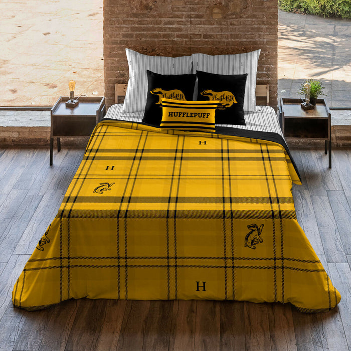 Funda Nórdica Harry Potter Hufflepuff Amarillo 220 x 220 cm Cama de 135/140