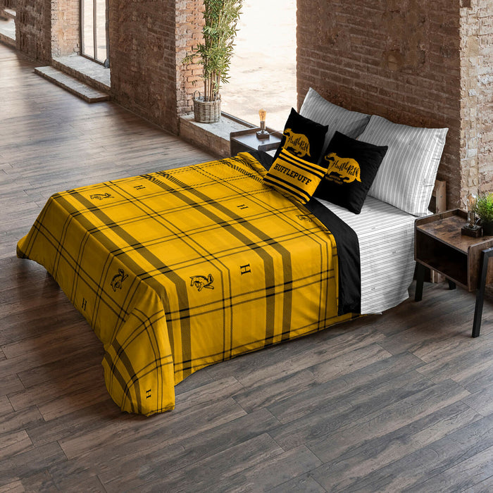 Funda Nórdica Harry Potter Hufflepuff Amarillo 260 x 240 cm Cama de 180