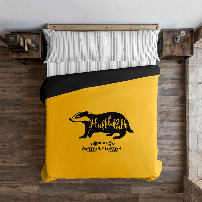 Funda Nórdica Harry Potter Hufflepuff Values Amarillo 180 x 220 cm Cama de 105