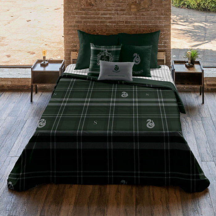 Funda Nórdica Harry Potter Slytherin 140 x 200 cm Cama de 80