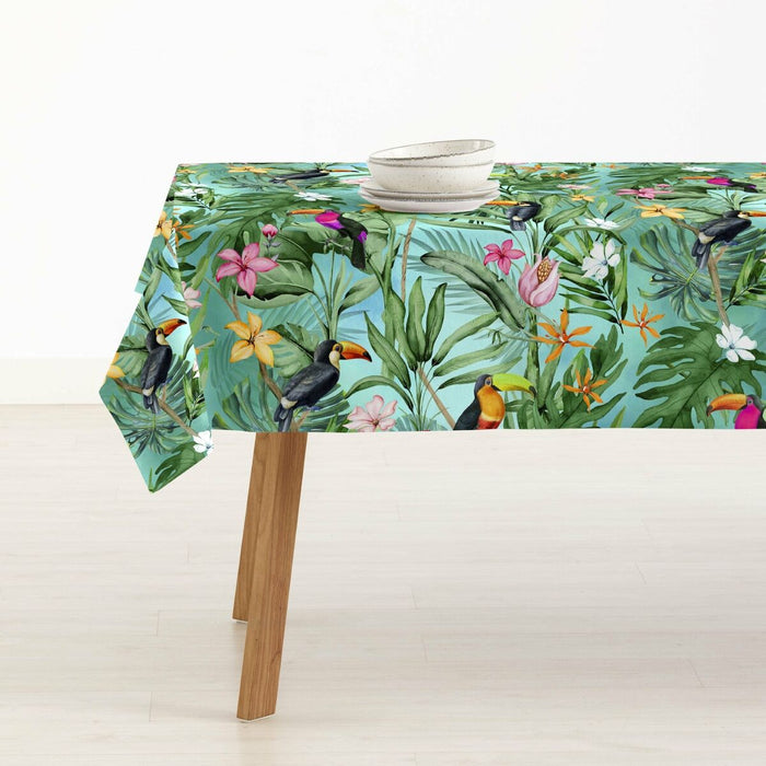 Mantel resinado antimanchas Belum 0120-416 200 x 140 cm Tropical