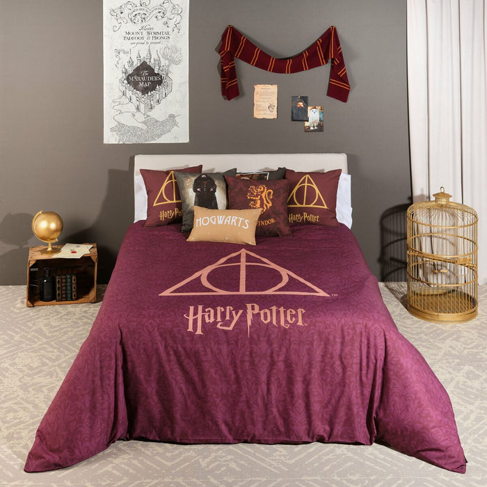 Funda Nórdica Harry Potter Deathly Hallows 180 x 220 cm Cama de 105