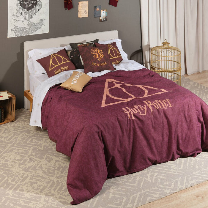 Funda Nórdica Harry Potter Deathly Hallows 140 x 200 cm Cama de 80