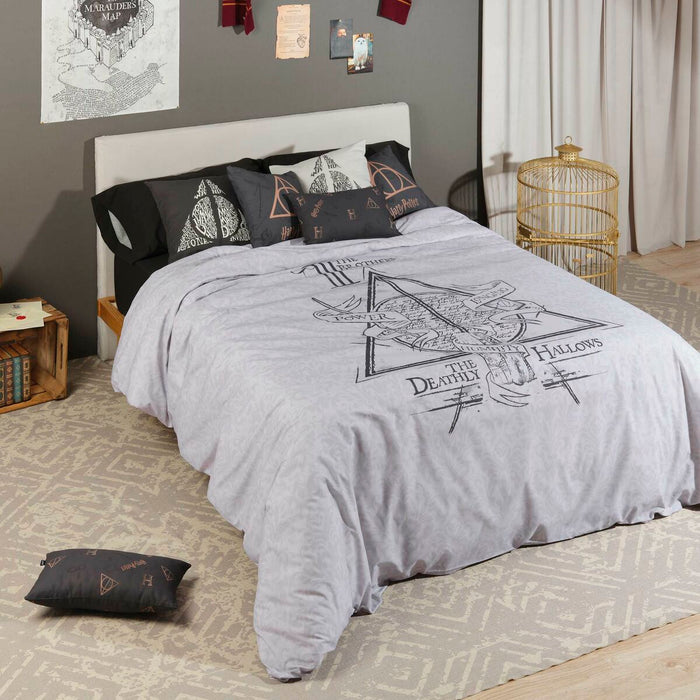 Funda Nórdica Harry Potter Deathly Hallows Legend 180 x 220 cm Cama de 105