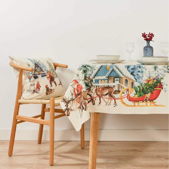 Mantel antimanchas Belum Christmas Landscape 155 x 155 cm