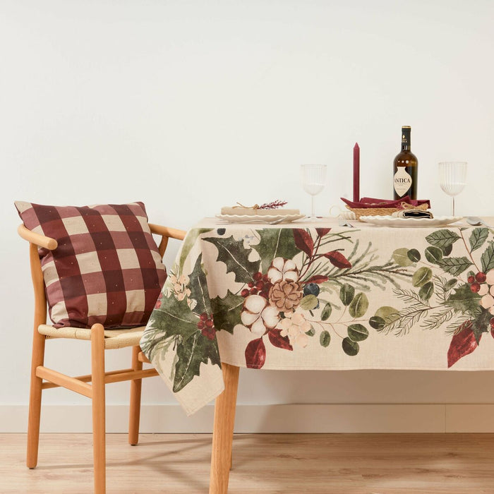 Mantel antimanchas Muaré Christmas Mistletoe 450 x 155 cm