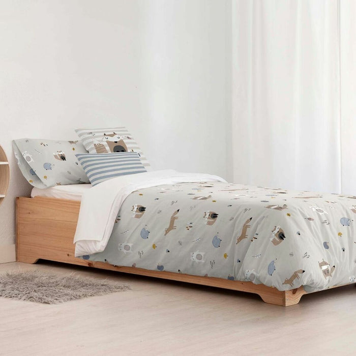 Funda Nórdica Kids&Cotton Kenai Small Beige 180 x 240 cm