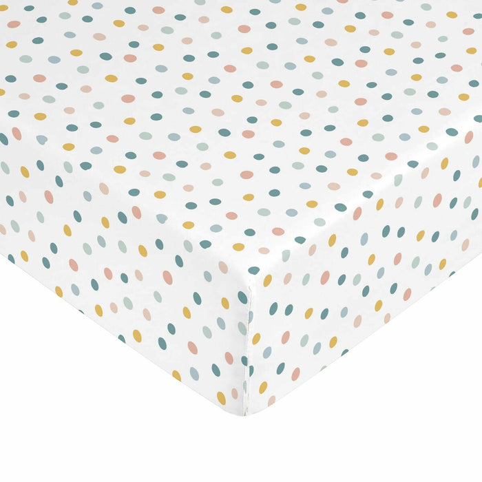 Sábana Bajera Ajustable Kids&Cotton Kibo Multicolor 70x140 cm