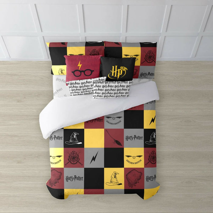 Funda Nórdica Harry Potter Hogwarts 180 x 220 cm Cama de 105