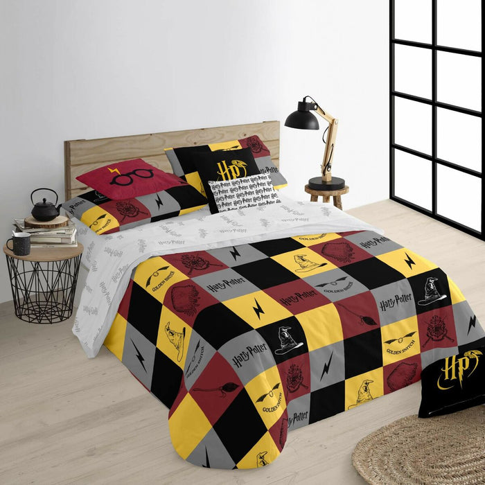 Funda Nórdica Harry Potter Hogwarts 180 x 220 cm Cama de 105