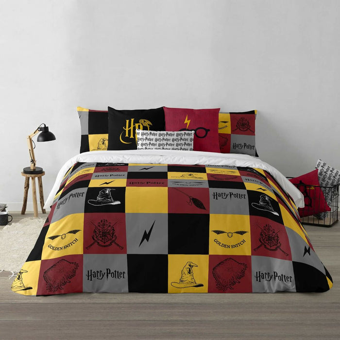 Funda Nórdica Harry Potter Hogwarts 180 x 220 cm Cama de 105