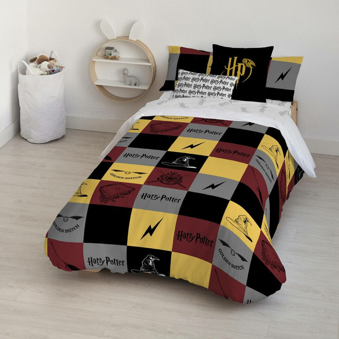 Funda Nórdica Harry Potter Hogwarts 180 x 220 cm Cama de 105