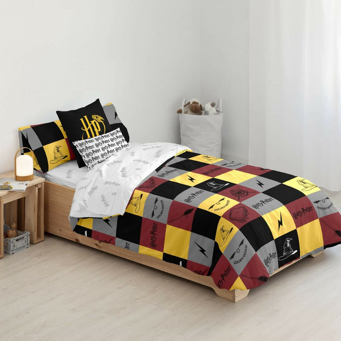 Funda Nórdica Harry Potter Hogwarts 180 x 220 cm Cama de 105