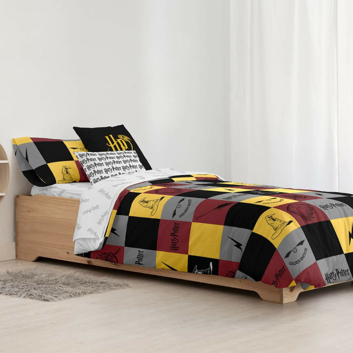 Funda Nórdica Harry Potter Hogwarts 180 x 220 cm Cama de 105