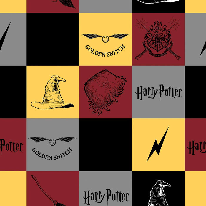 Funda Nórdica Harry Potter Hogwarts 180 x 220 cm Cama de 105