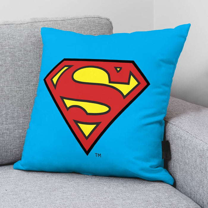 Funda de cojín Superman Superman A Azul 45 x 45 cm