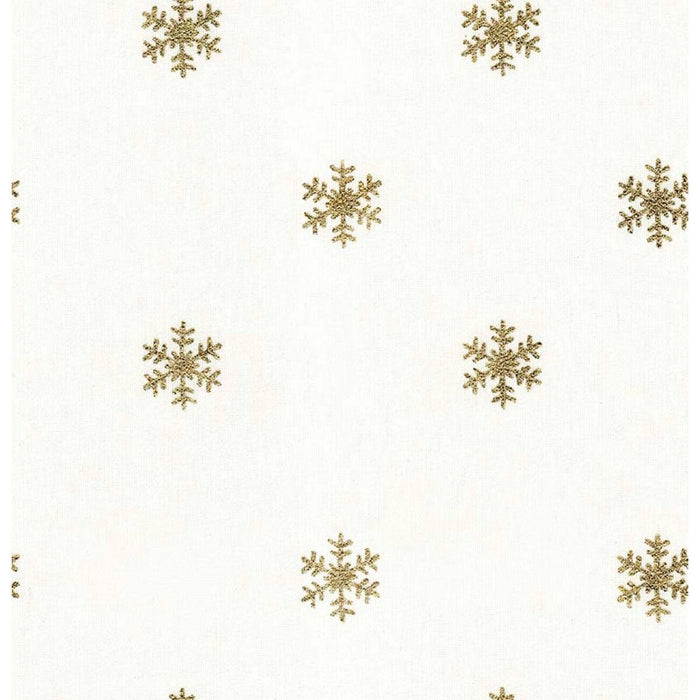 Mantel resinado antimanchas Belum Snowflakes Gold 250 x 140 cm