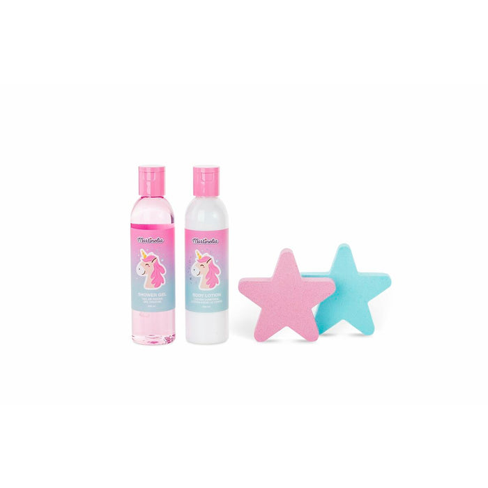 Set de Baño para Bebé Martinelia Little Unicorn 4 Piezas