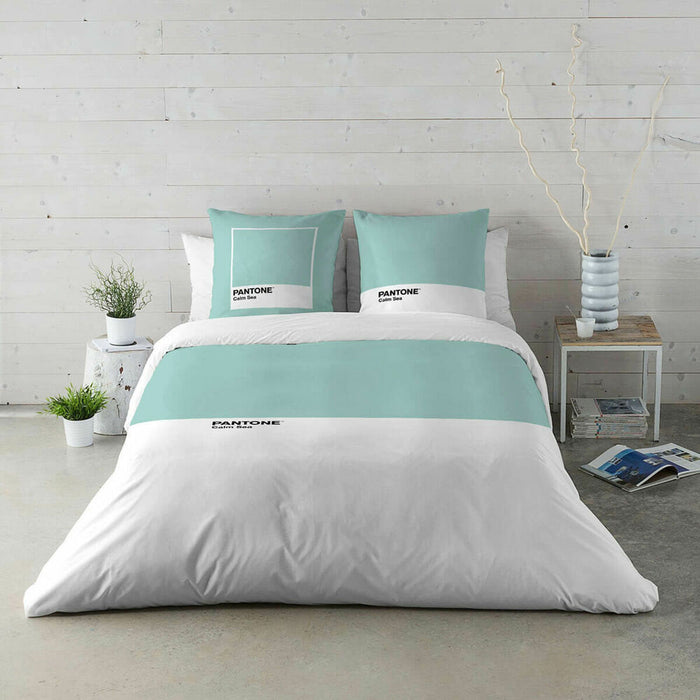 Funda Nórdica Pantone Calm Sea Cama de 135 (220 x 220 cm)