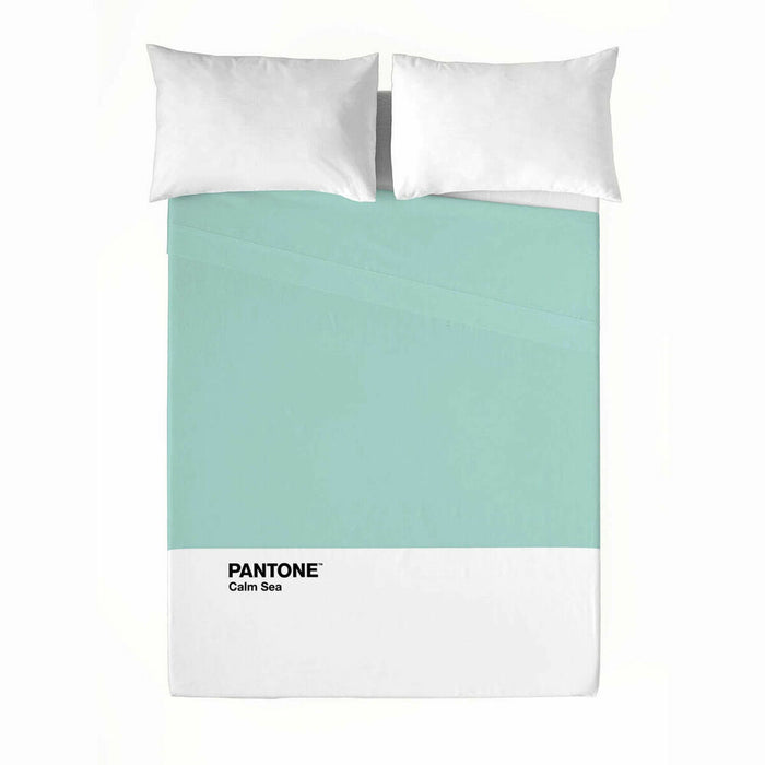 Sábana Encimera Pantone Calm Sea 160 x 270 cm (Cama de 90)