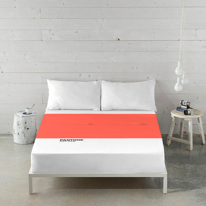 Sábana Encimera Pantone Dark Coral 160 x 270 cm (Cama de 90)