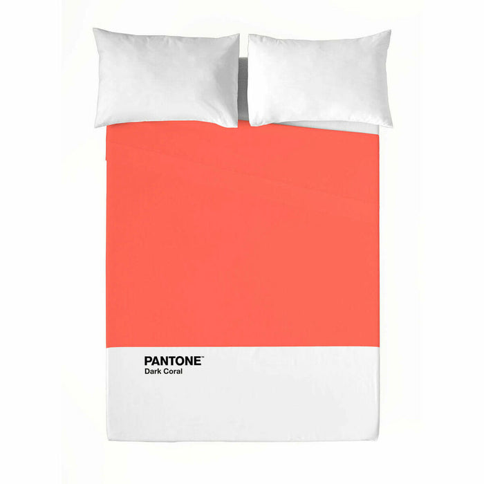 Sábana Encimera Pantone Dark Coral 230 x 270 cm (Cama de 150)