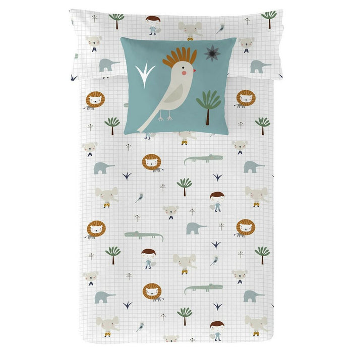 Funda Nórdica Haciendo el Indio Jungle Reversible Cama de 105 180 x 220 cm