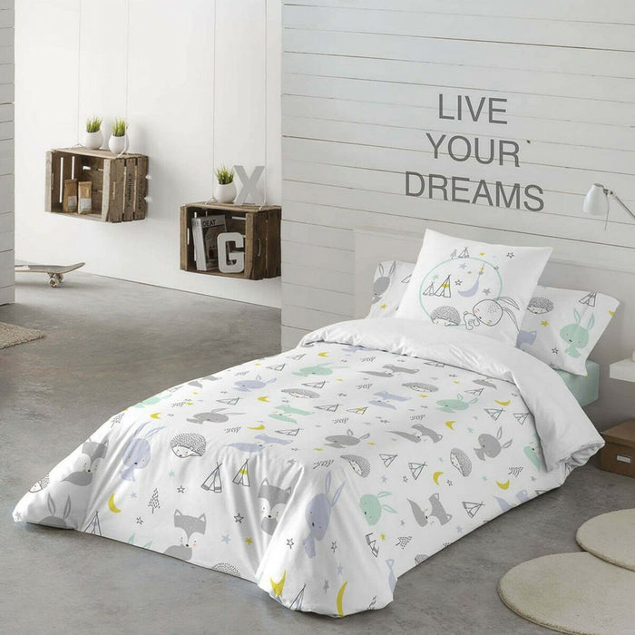 Funda Nórdica Cool Kids Let'S Dream Reversible Cama de 80/90 (150 x 220 cm)